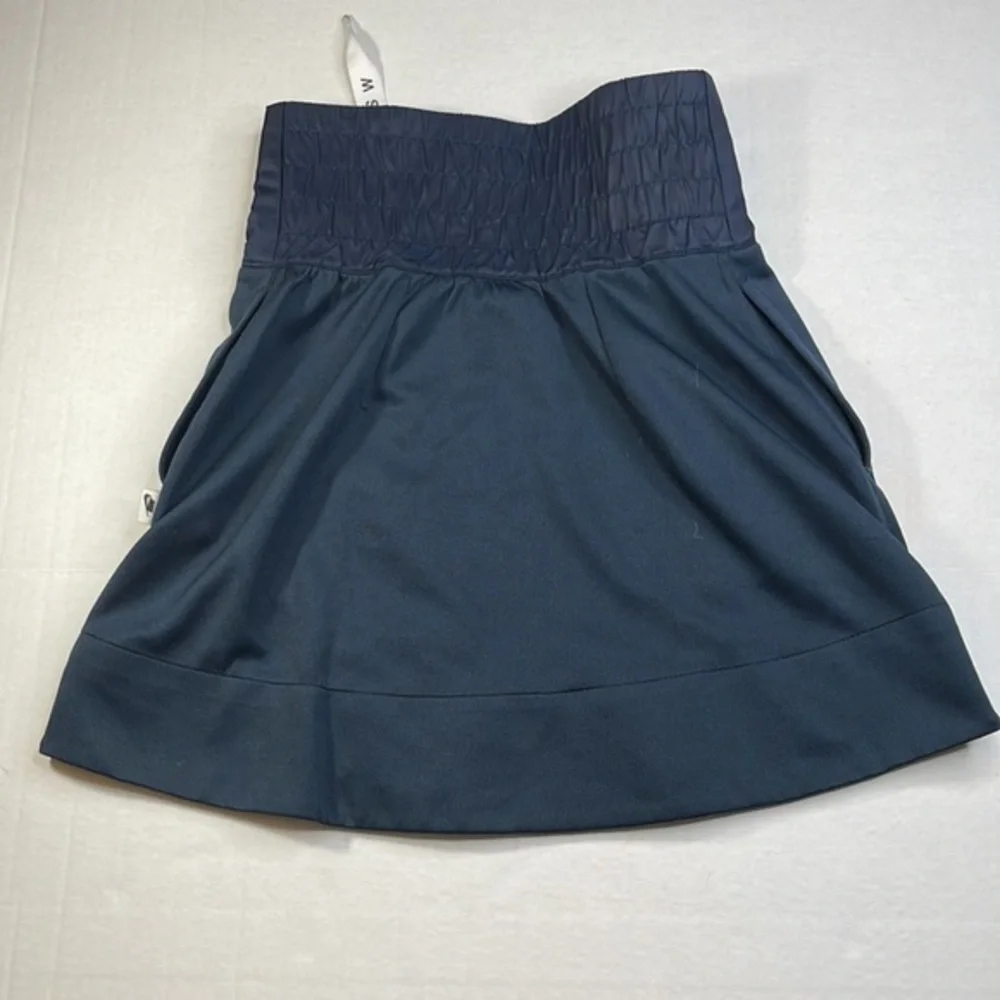 Nike NSW Streetwear High Waist Zip Up Dark Obsidian Skirt Size XS
